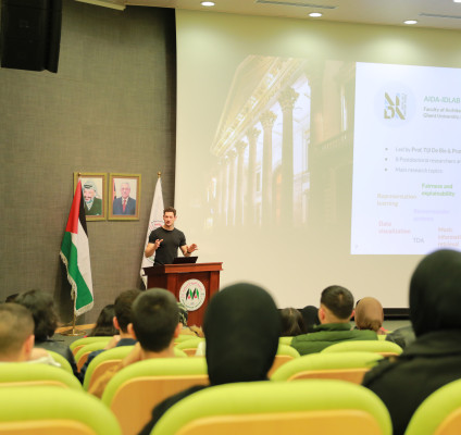 الجامعة العربية الأمريكية تستقبل وفداً من مؤسسة Enabel البلجيكية وتعقد محاضرة متخصصة حول الذكاء الاصطناعي ومستقبل التوظيف الإلكتروني