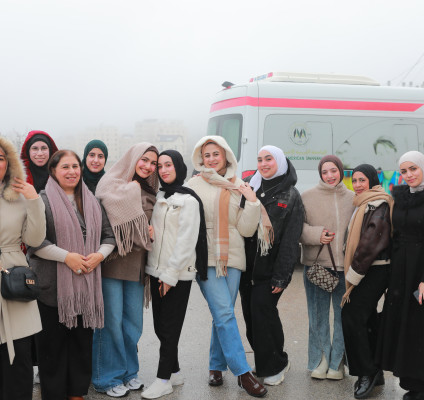 طلبة التمريض في الجامعة العربية الأمريكية في زيارة ميدانية لبلدية بيتونيا ضمن مساق صحة المجتمع