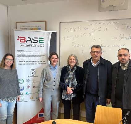 وفد من الجامعة العربية الأمريكية يشارك في ورشة تدريبية لمشروع BASE في جامعة برشلونة