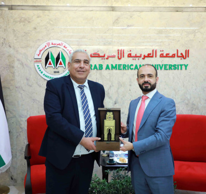 الجامعة العربية الامريكية تستقبل وفداً من مجلس قروي كفر ياسيف