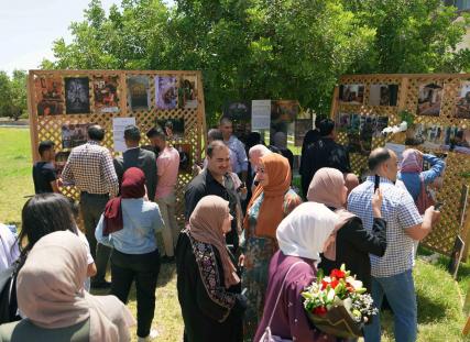Photo Fair organized by students of the Arabic Language and Media Department