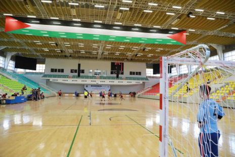 The Opening of the Palestinian Handball League