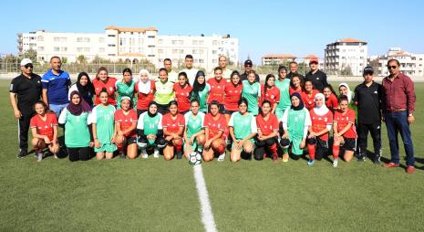 A Match Between the University’s Team and the Team of the Palestinian Community in USA