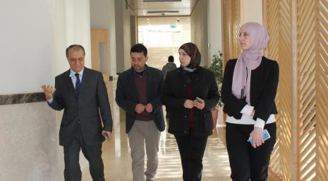Eng. Zuhair Hijawi Member of Board of Directors Visits the Ramallah Campus