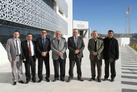 MINISTER OF PALESTINIAN WATER AUTHORITY GHNEIM VISITS THE UNIVERSITY