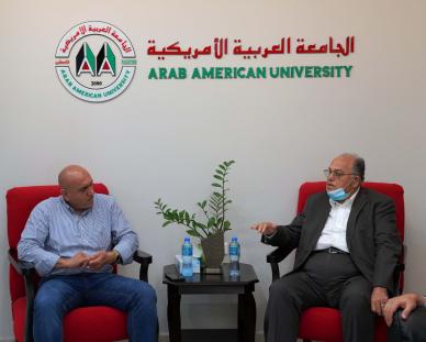 Jenin Governor Visits AAUP to Congratulate on the Accreditation of the Bachelor in Medicine Program