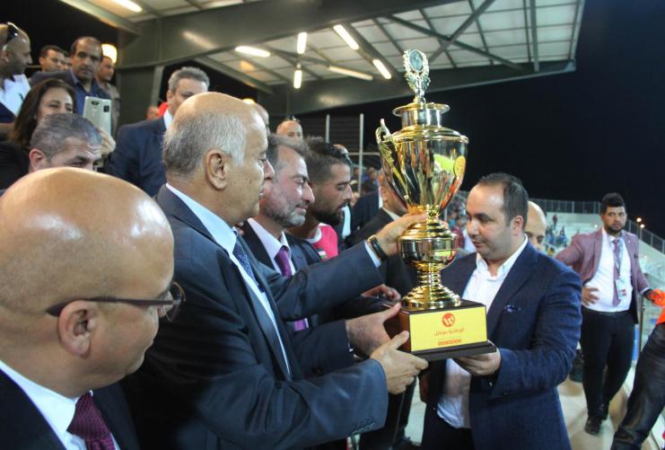 Hilal Al-Quds Won the Palestinian Super Finals at Arab American University International Stadium