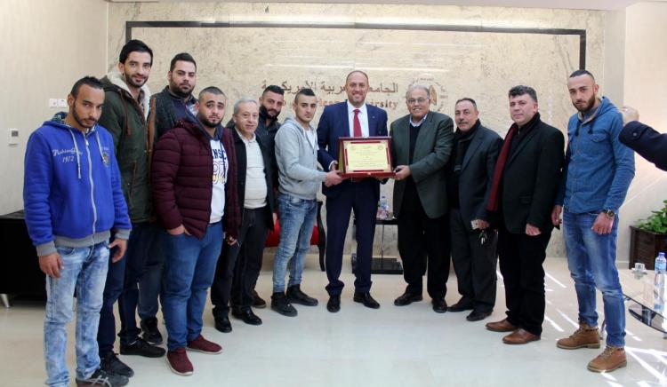 Palestine Embassador to the United States Dr. Hussam Zamlat Visits the University