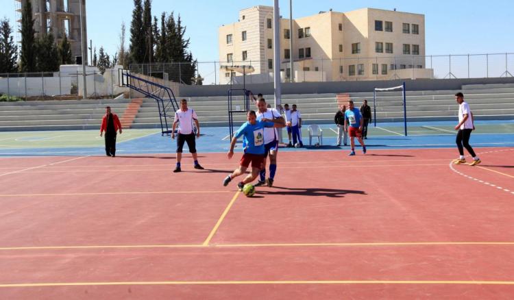 University Organizes Five-a-side Football Championship for Palestinian Universities Staffs
