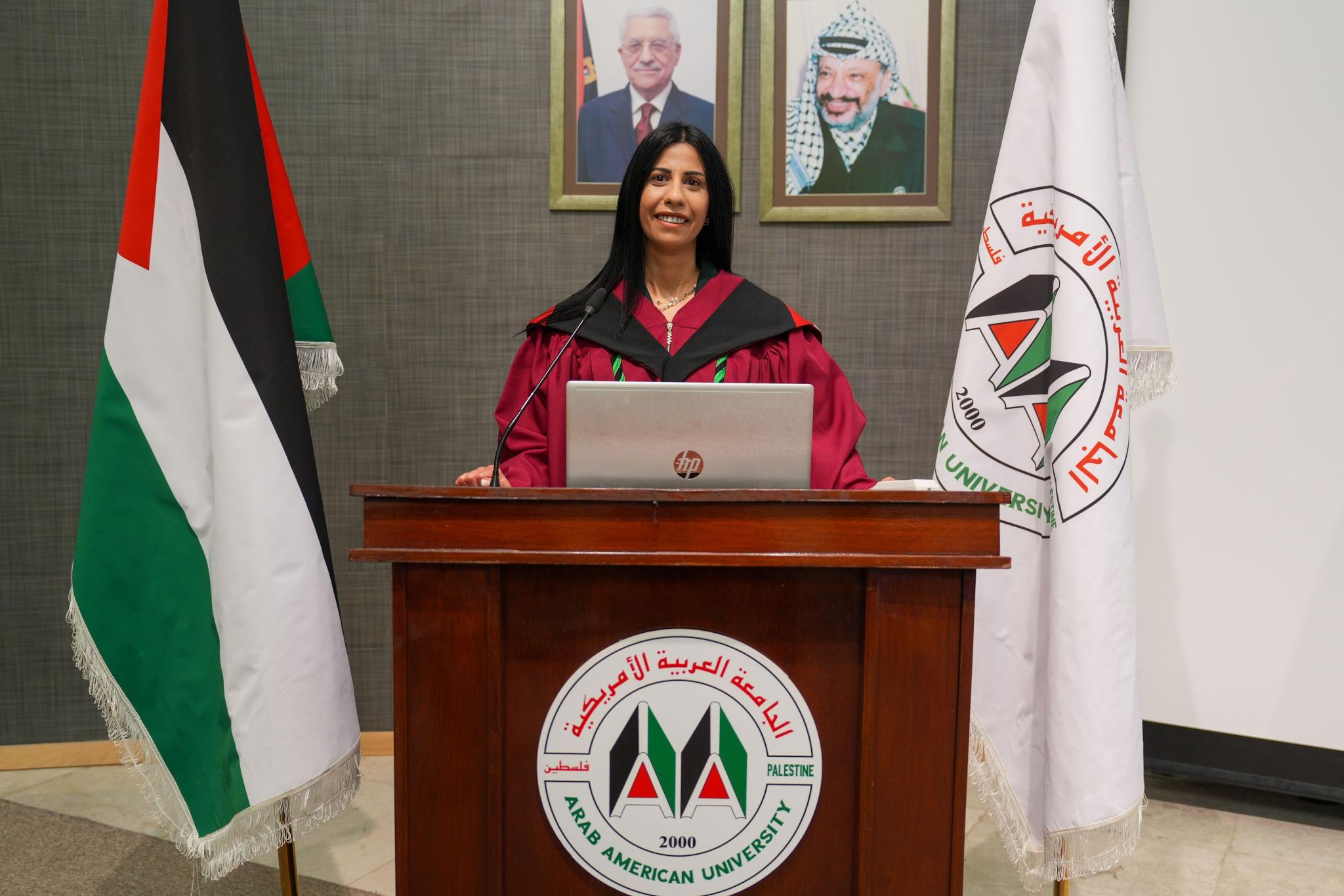 Defense of the First Thesis in the Ph.D. Program in Educational Psychology by Student Tamara Musleh