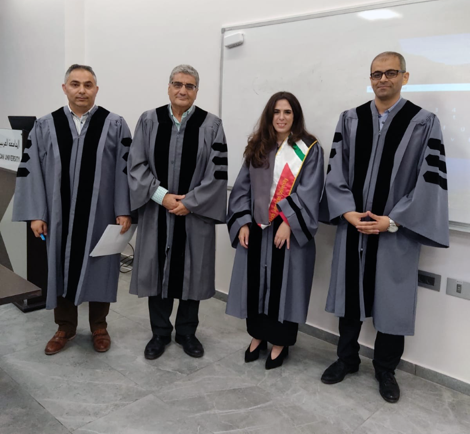 Farah Abdullatif, a student in the Master in Data Sciences and Business Analytics Defends her Thesis